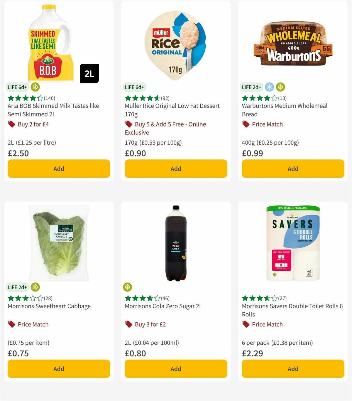 Morrisons Offers from 20 January