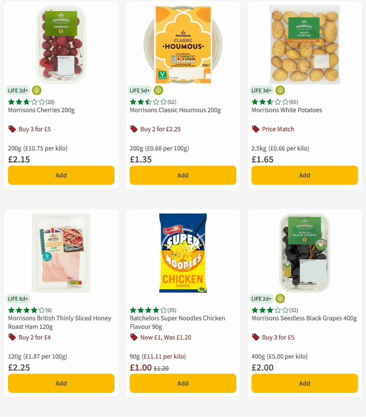 Morrisons Offers from 20 January