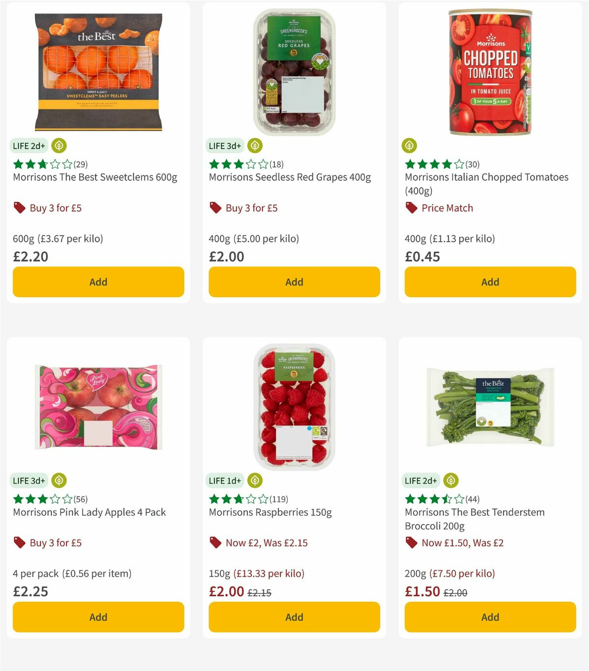 Morrisons Offers from 20 January