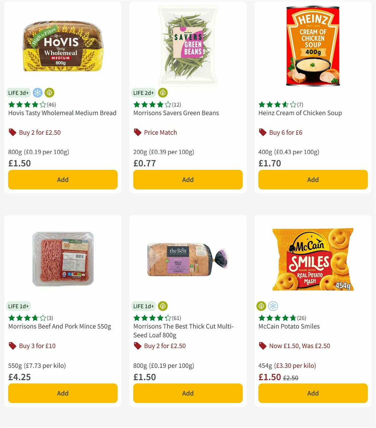 Morrisons Offers from 20 January