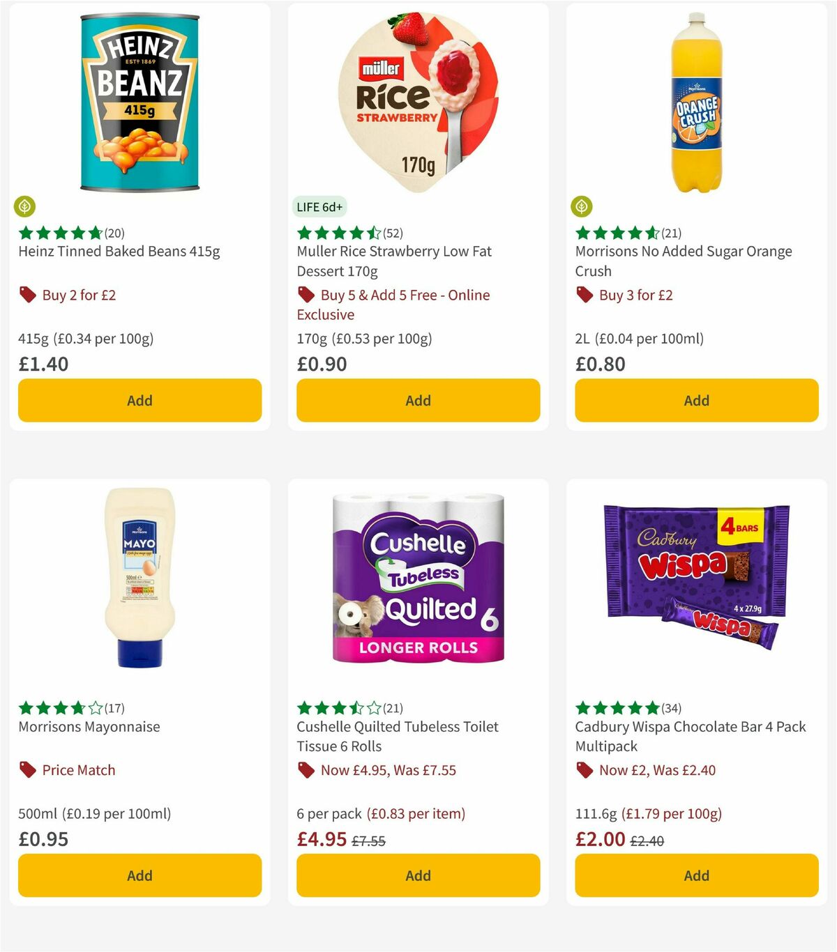 Morrisons Offers from 20 January