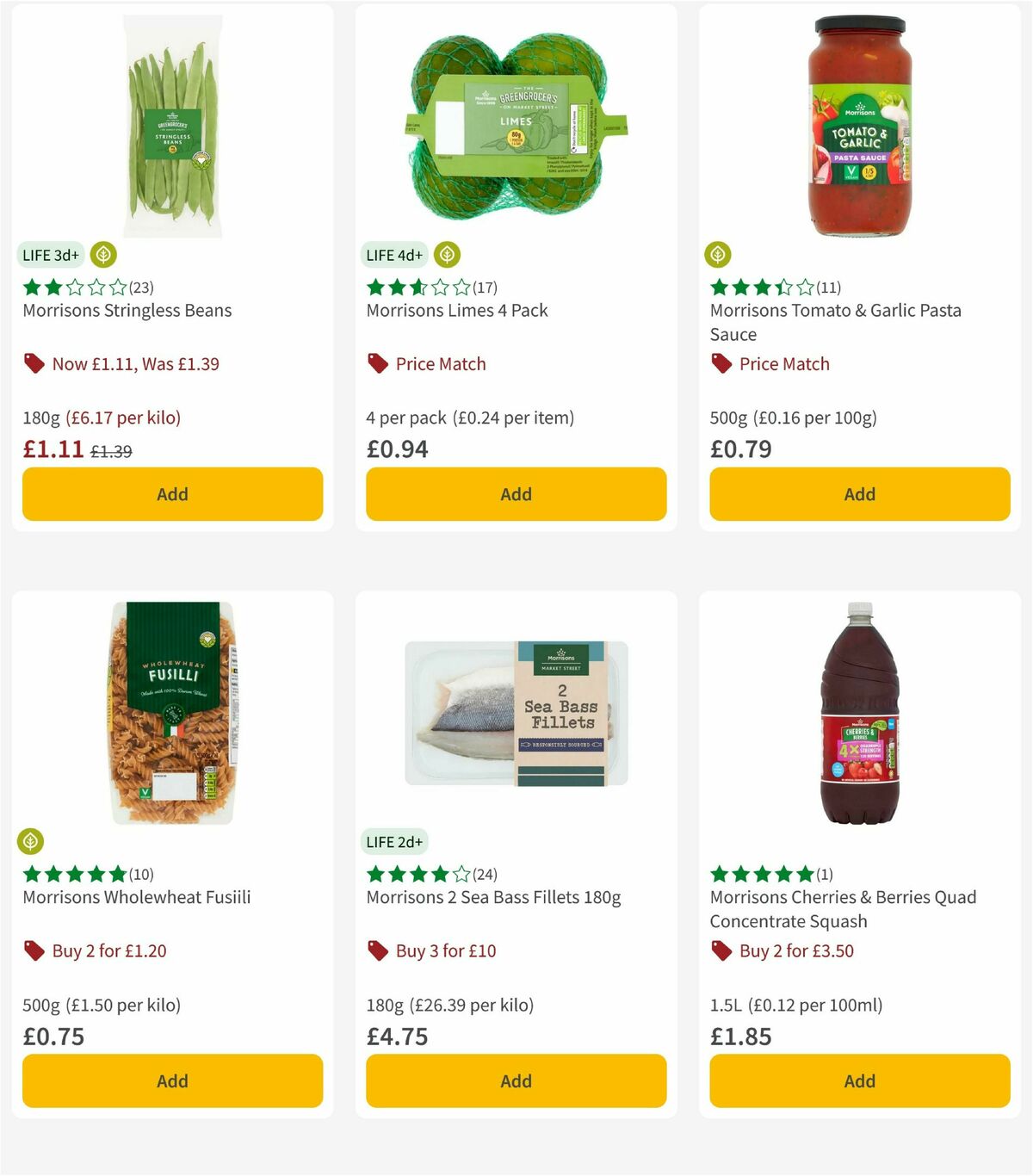 Morrisons Offers from 20 January