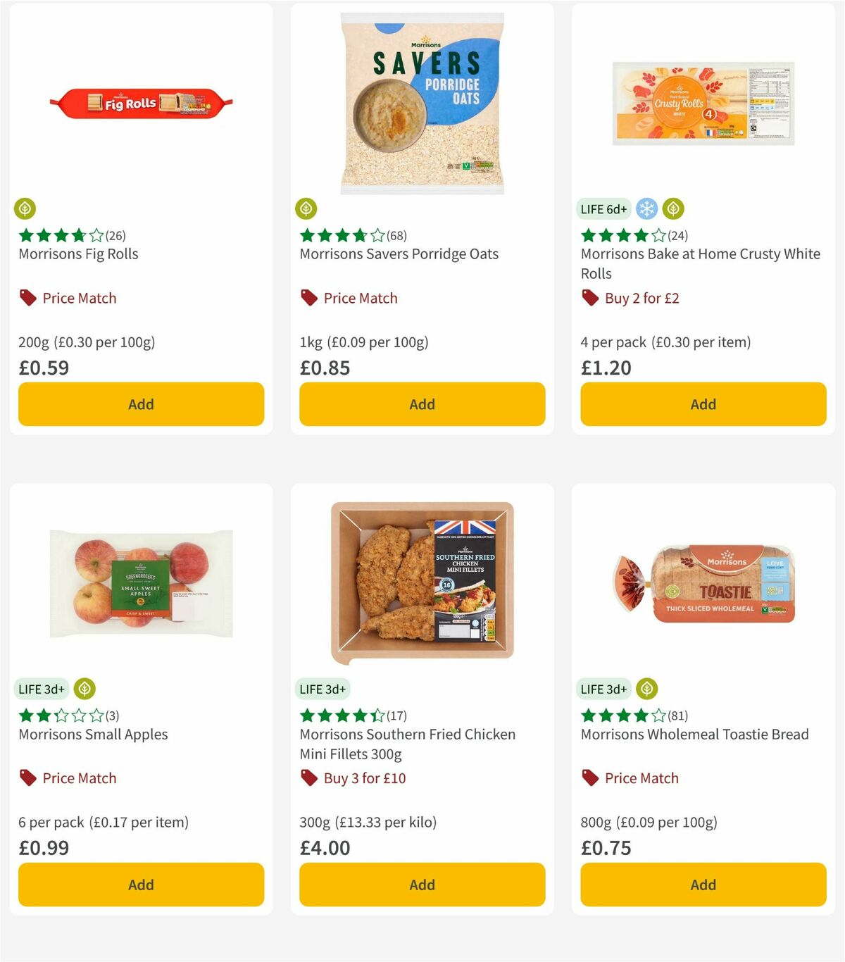 Morrisons Offers from 20 January