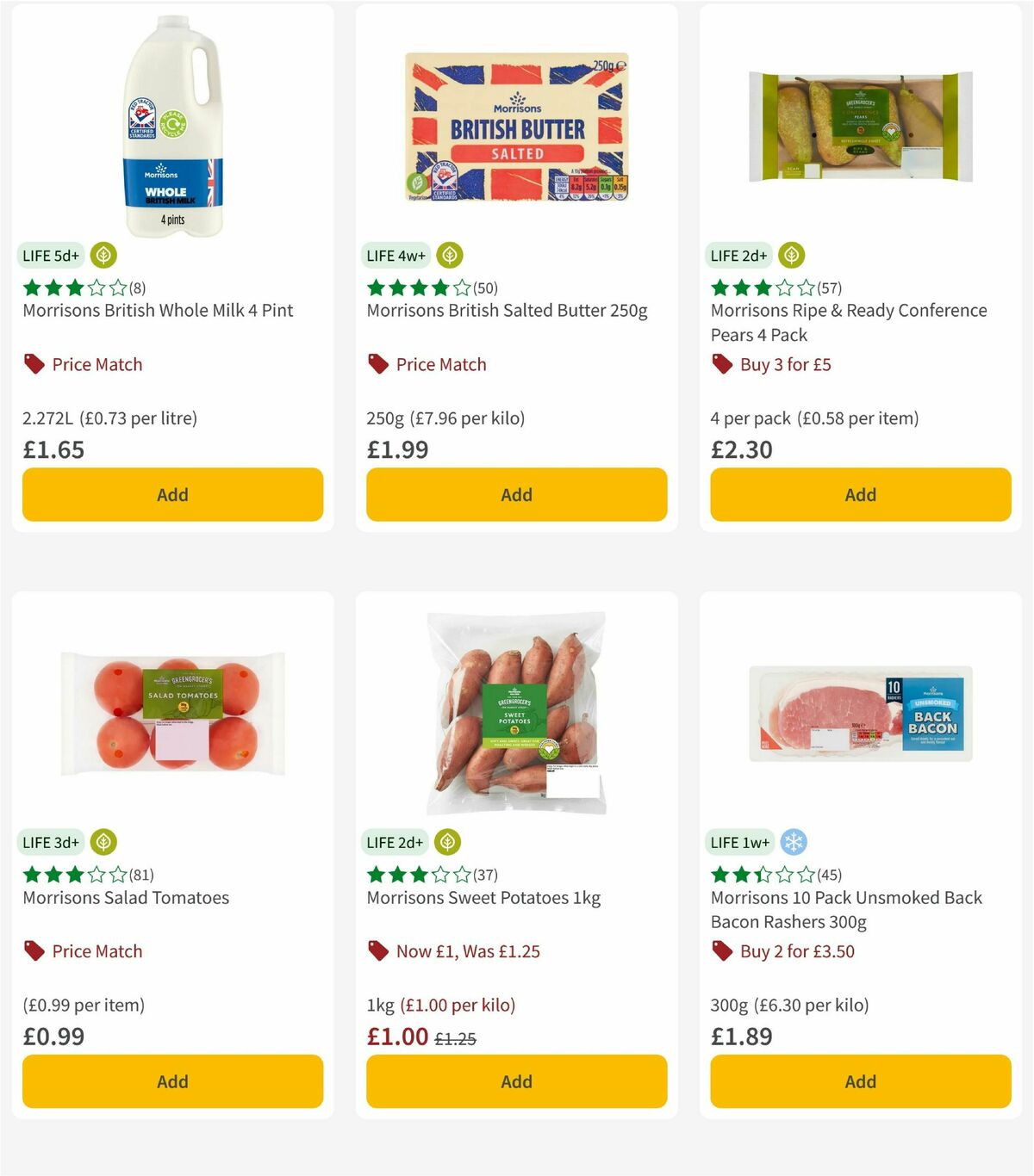 Morrisons Offers from 20 January