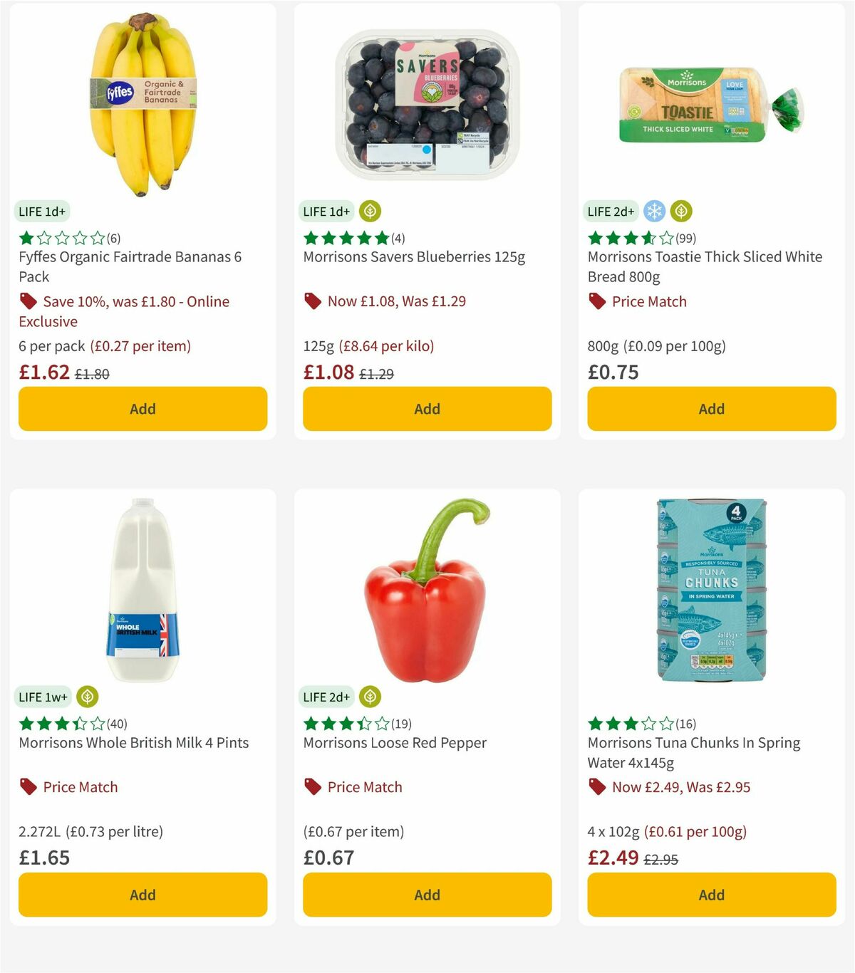 Morrisons Offers from 20 January