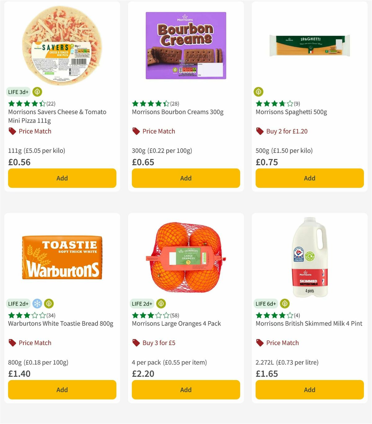 Morrisons Offers from 20 January