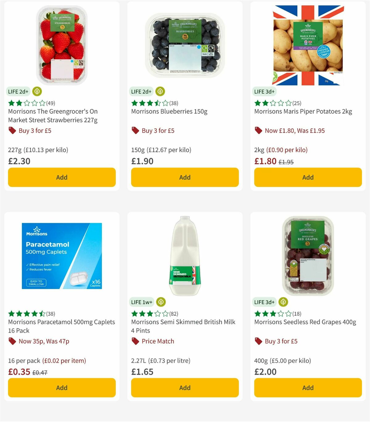 Morrisons Offers from 27 January