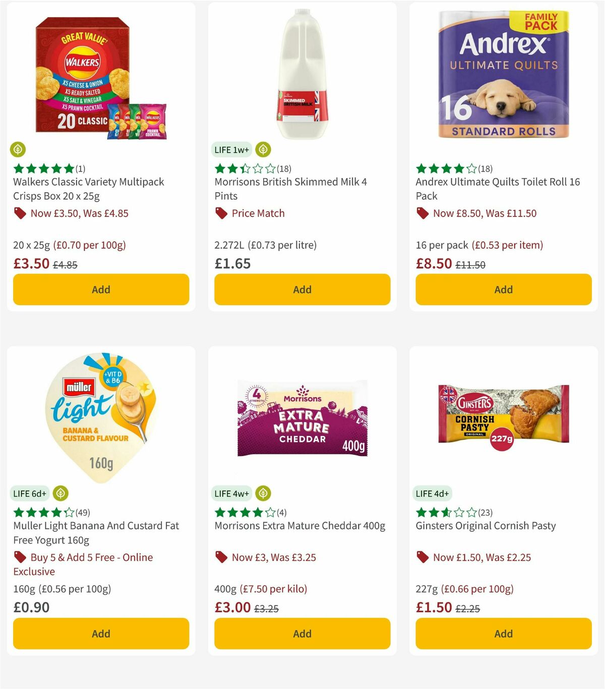 Morrisons Offers from 27 January