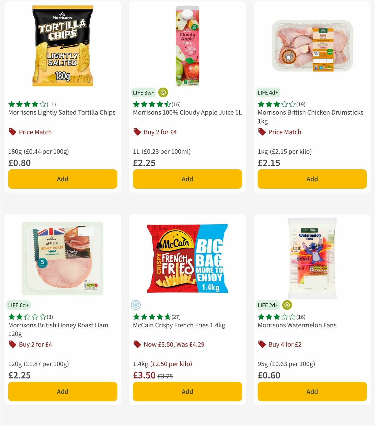 Morrisons Offers from 27 January