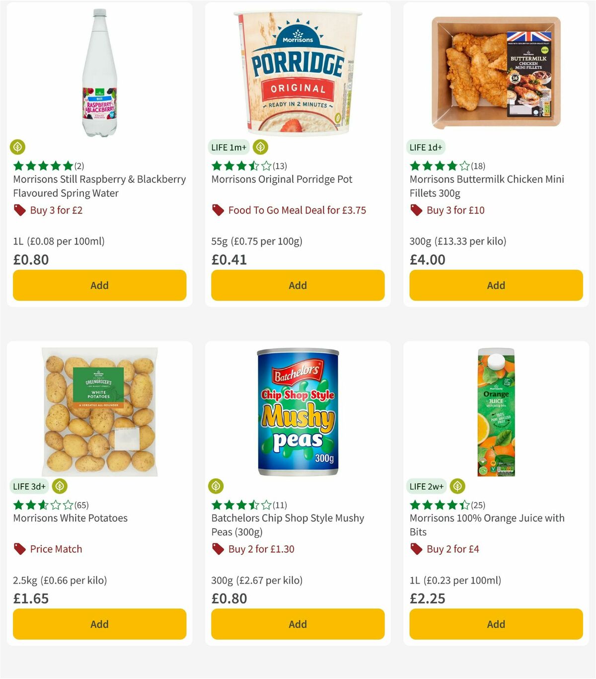 Morrisons Offers from 27 January