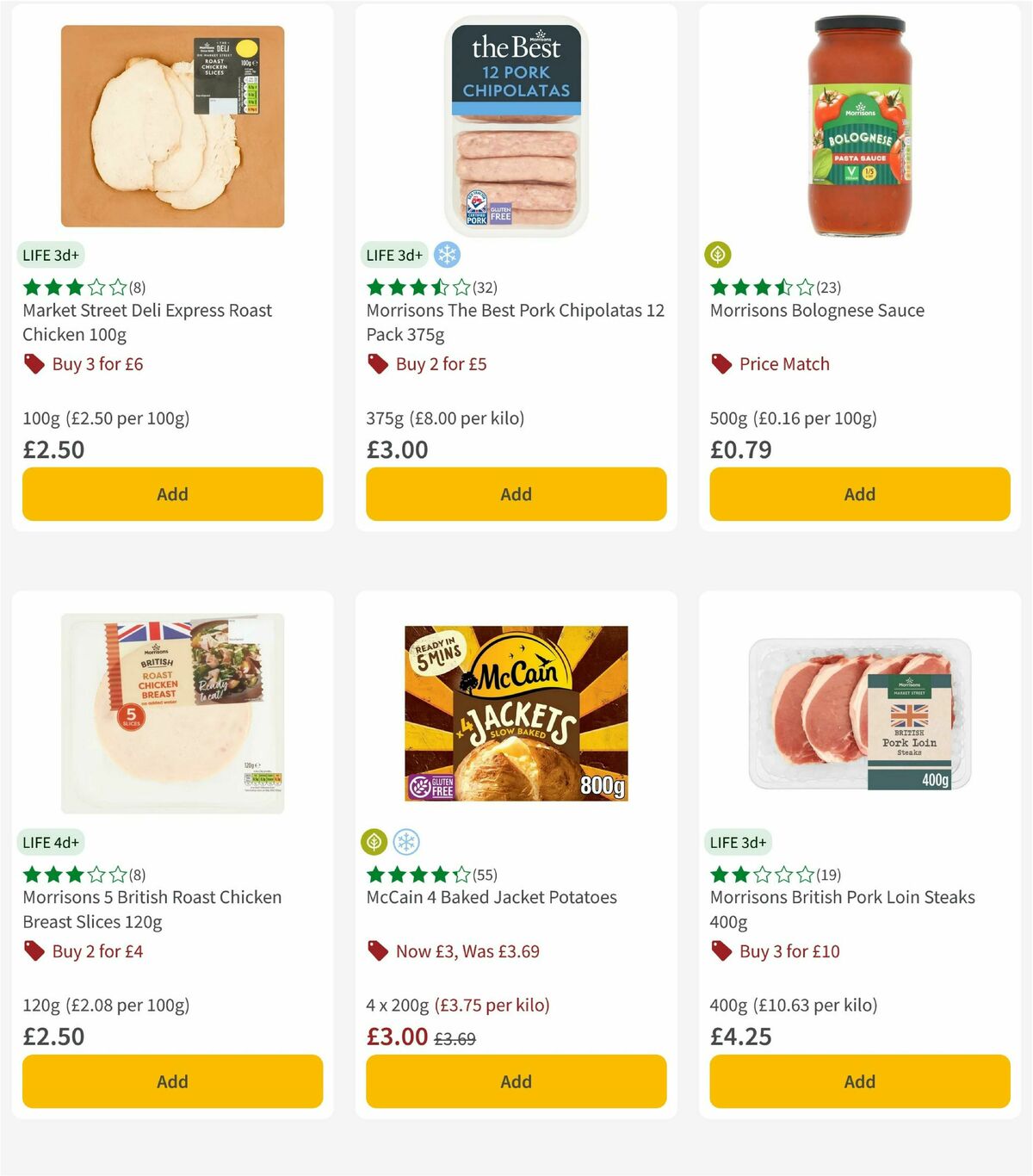 Morrisons Offers from 3 February