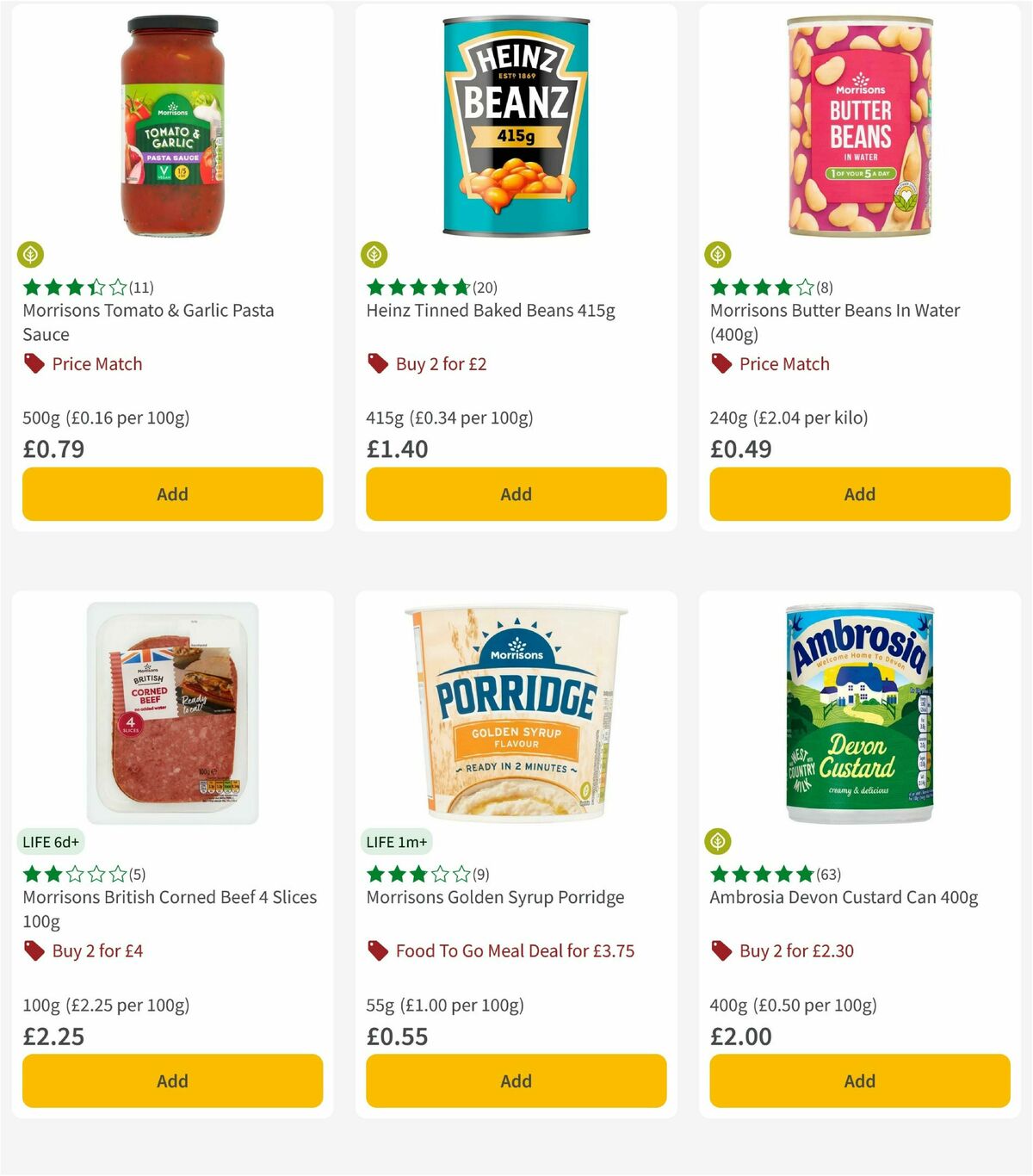 Morrisons Offers from 3 February
