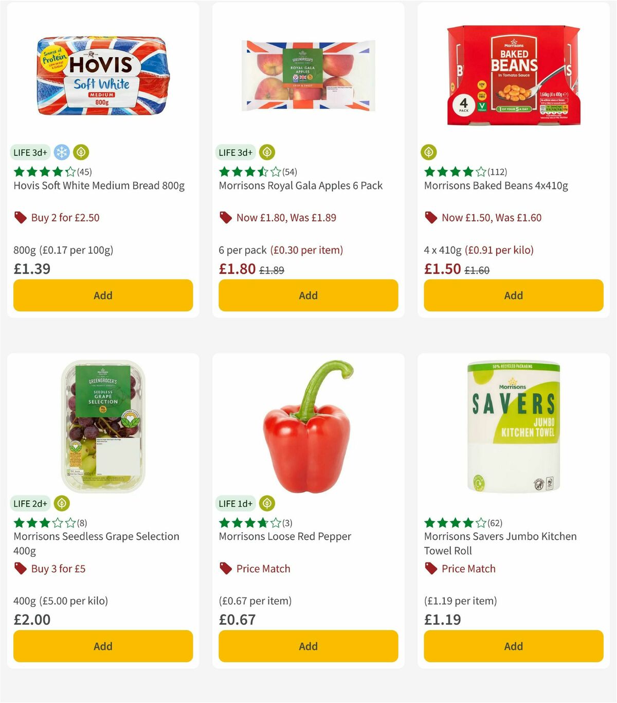 Morrisons Offers from 3 February