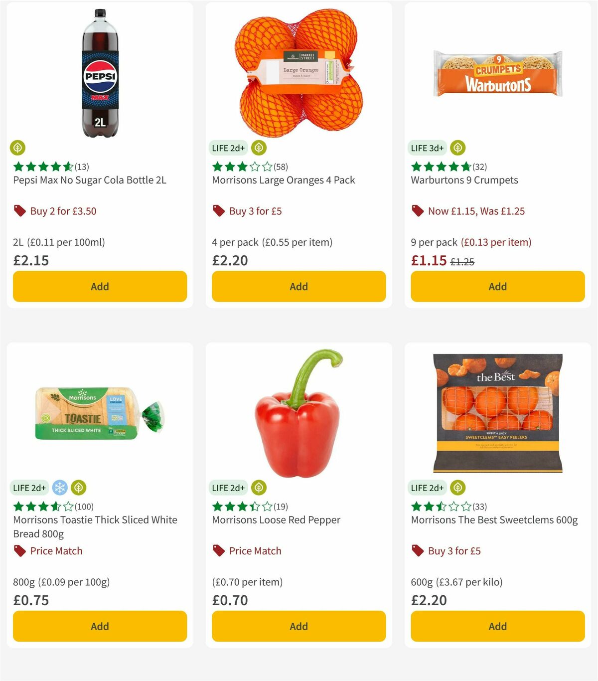 Morrisons Offers from 24 February