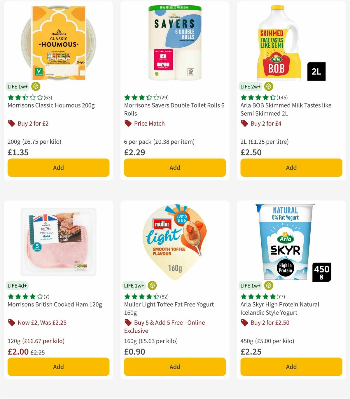 Morrisons Offers from 17 March