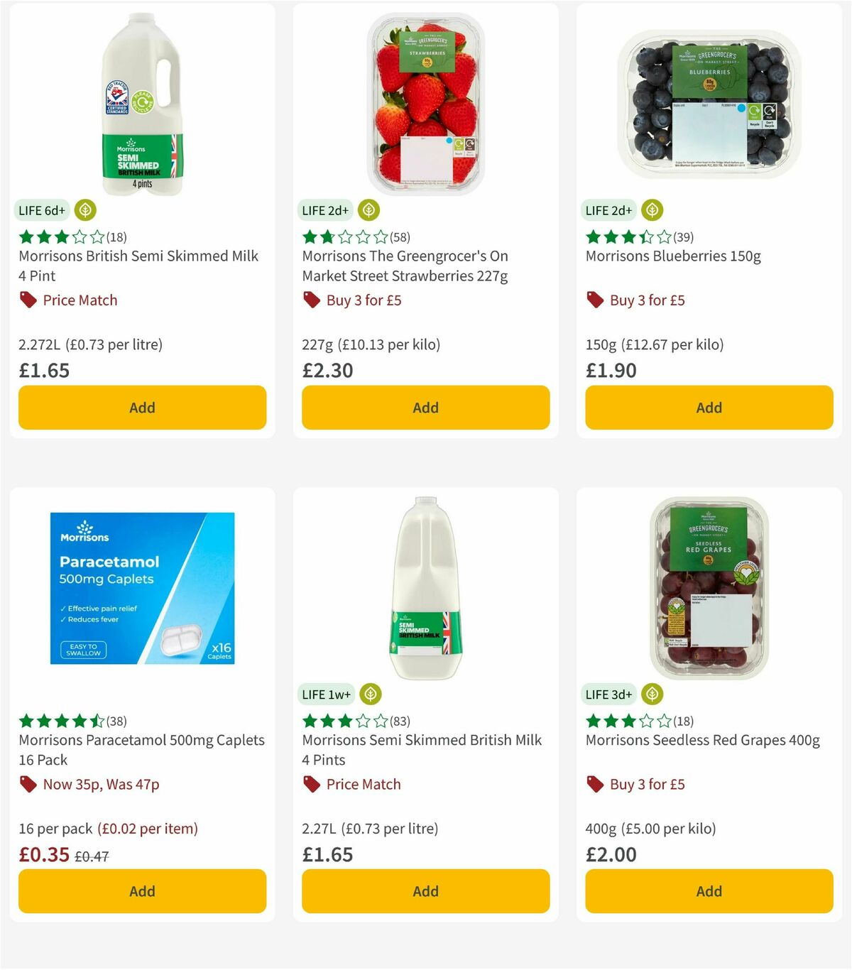 Morrisons Offers from 17 March