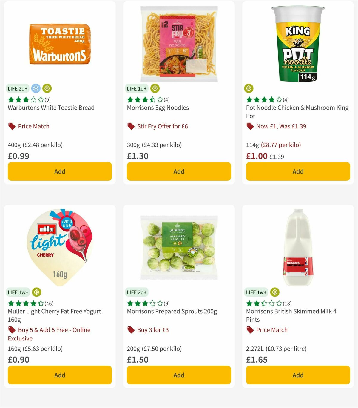 Morrisons Offers from 17 March