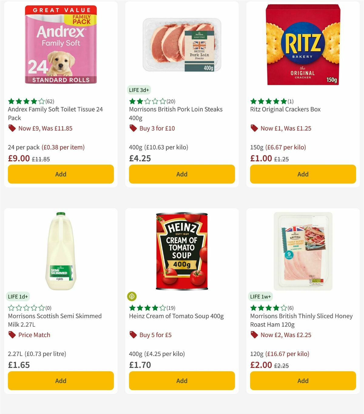 Morrisons Offers from 17 March