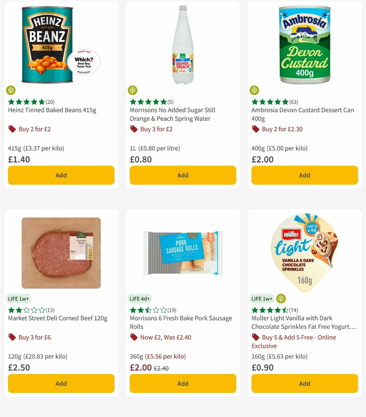 Morrisons Offers from 17 March