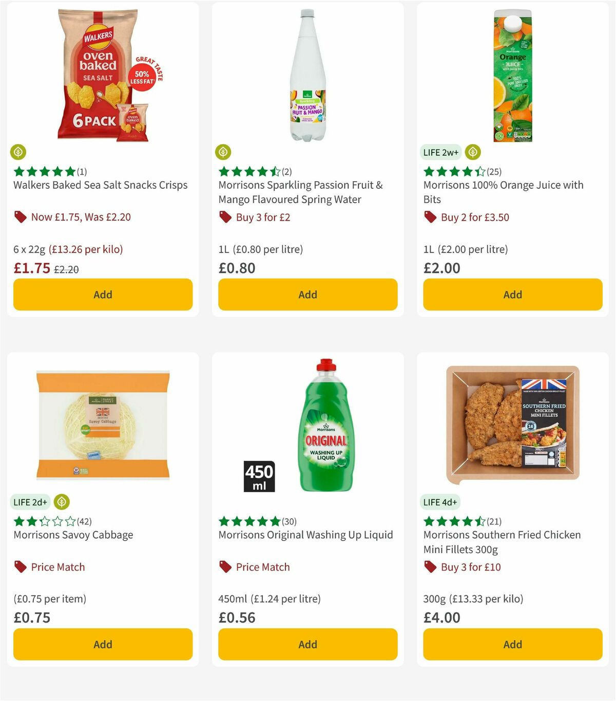 Morrisons Offers from 17 March