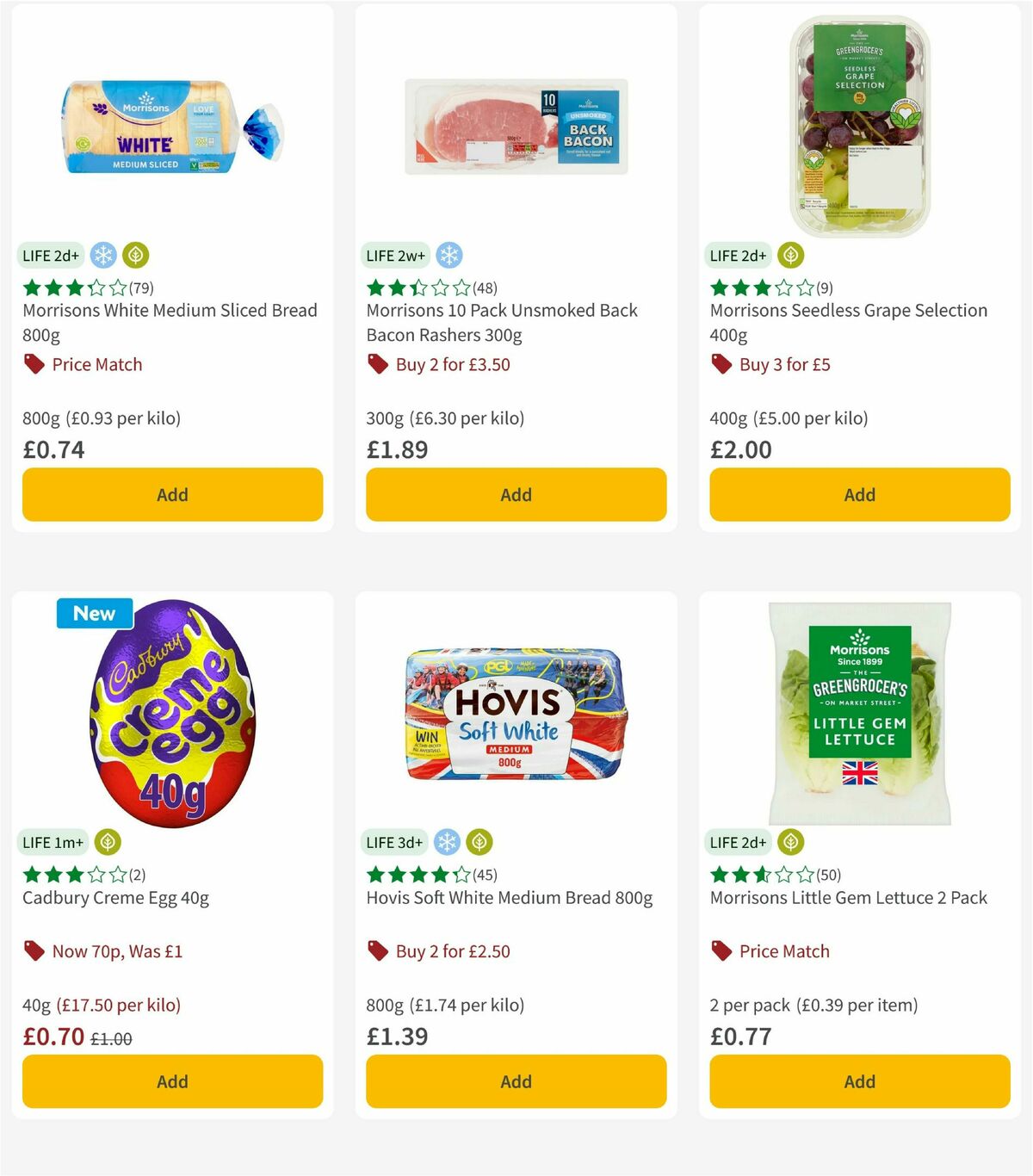 Morrisons Offers from 17 March