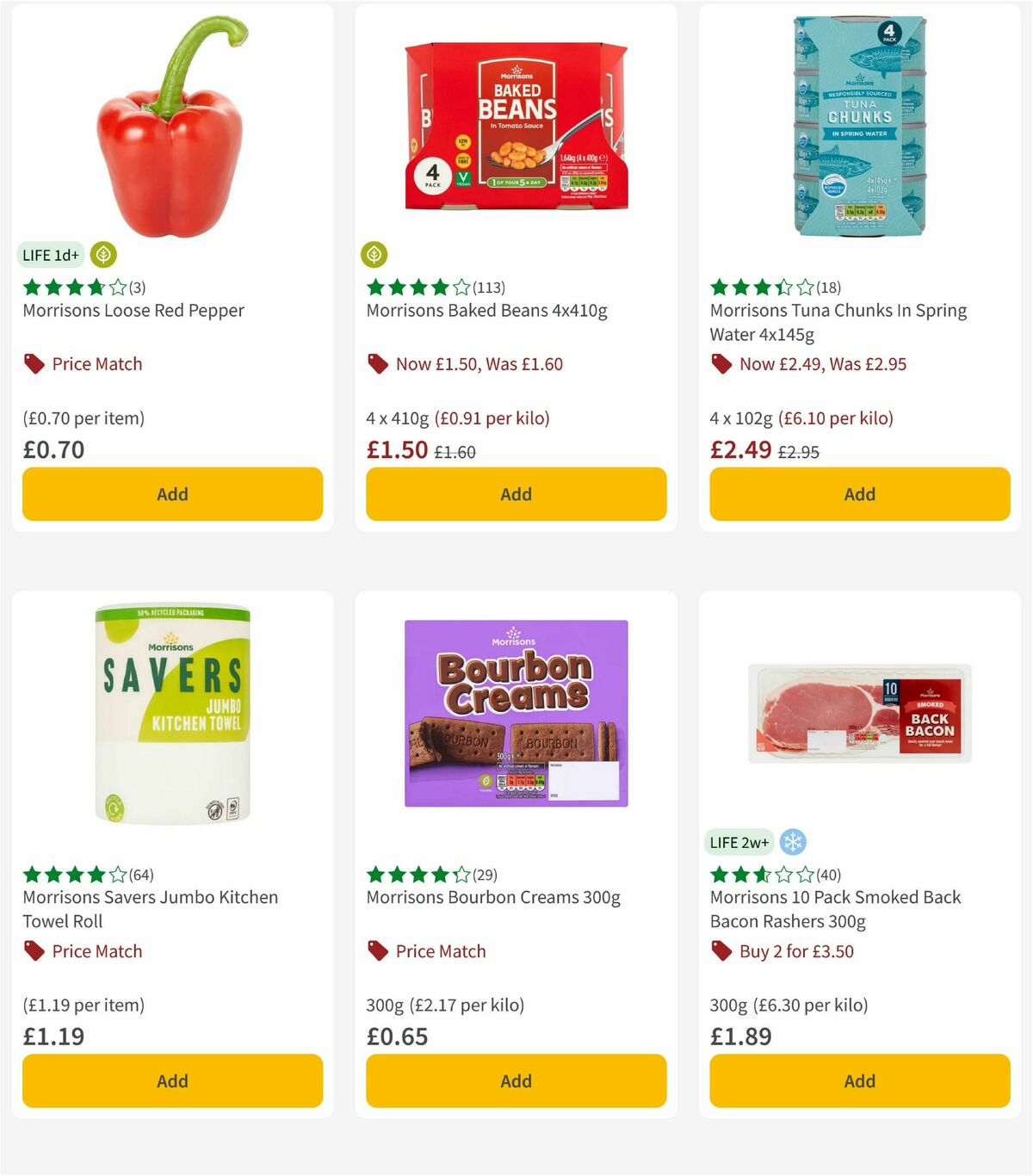Morrisons Offers from 17 March