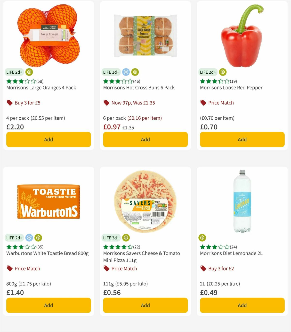 Morrisons Offers from 17 March