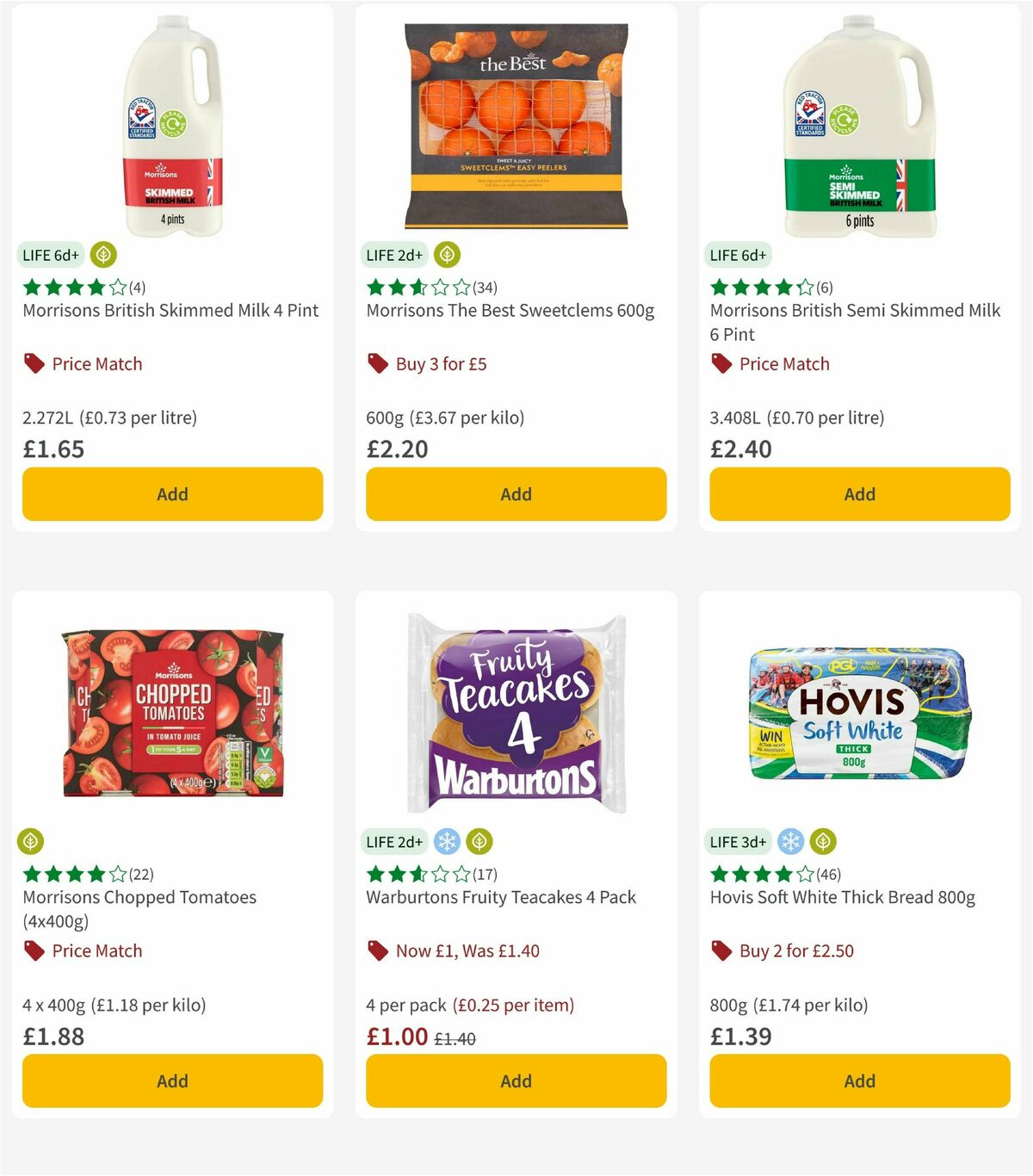 Morrisons Offers from 17 March