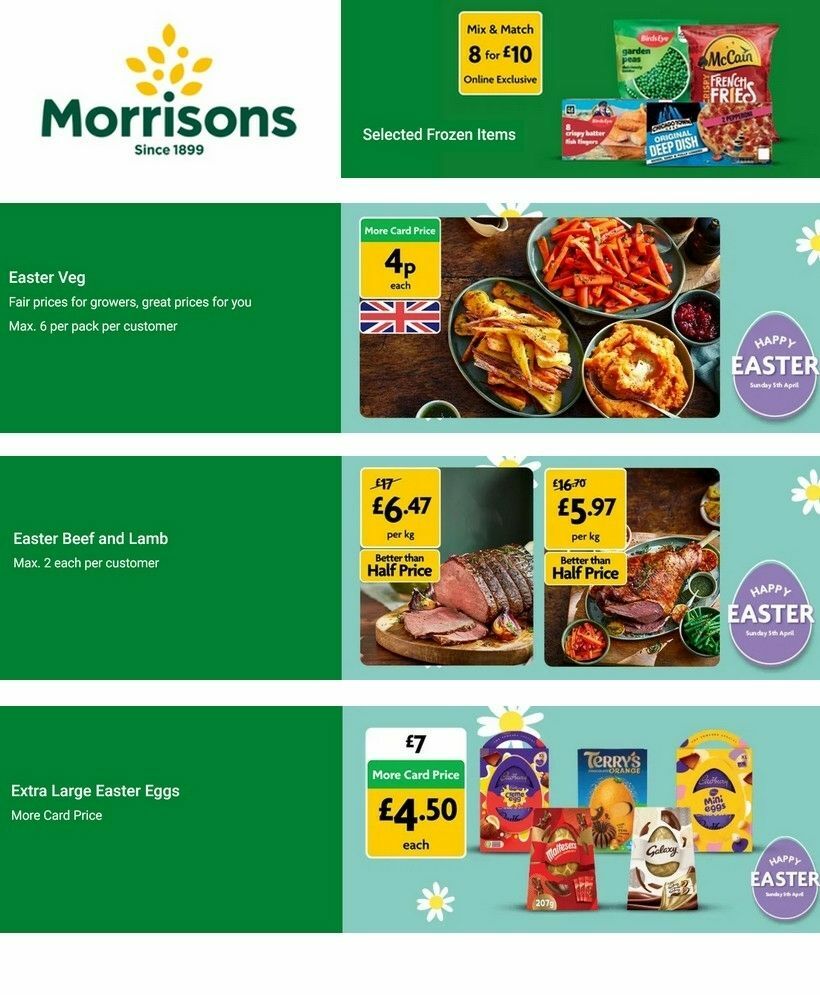 Morrisons Offers from 31 March