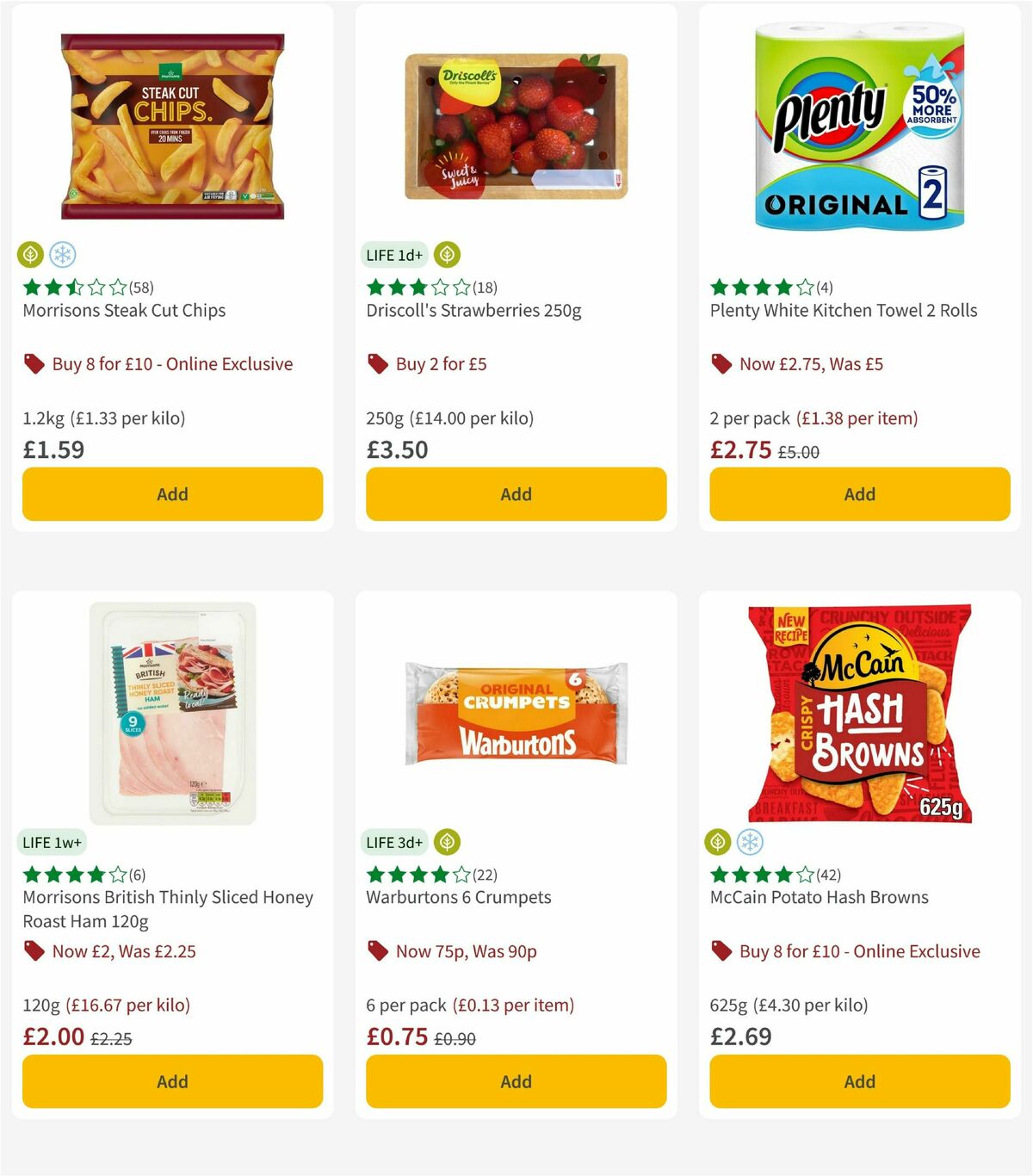 Morrisons Offers from 31 March