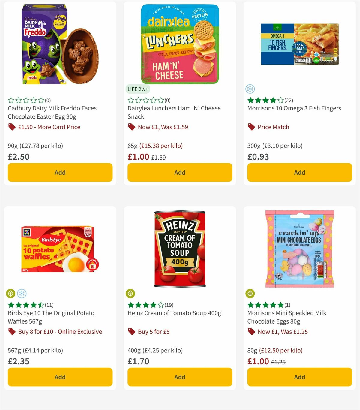 Morrisons Offers from 31 March