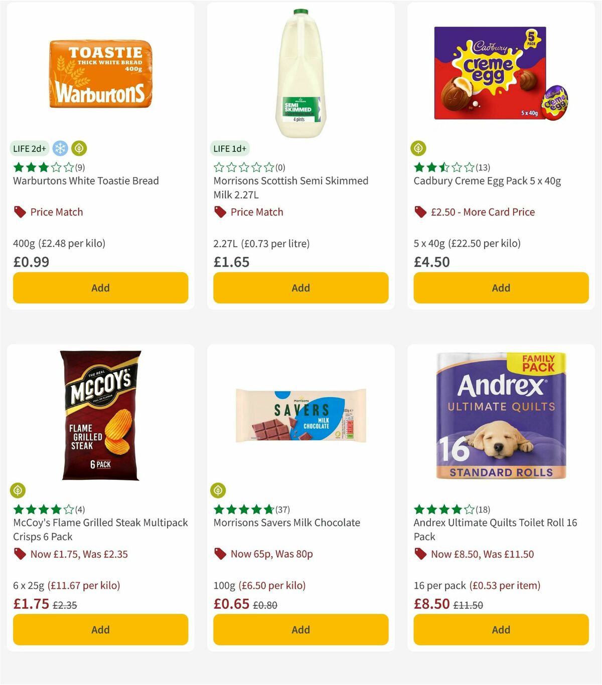 Morrisons Offers from 31 March