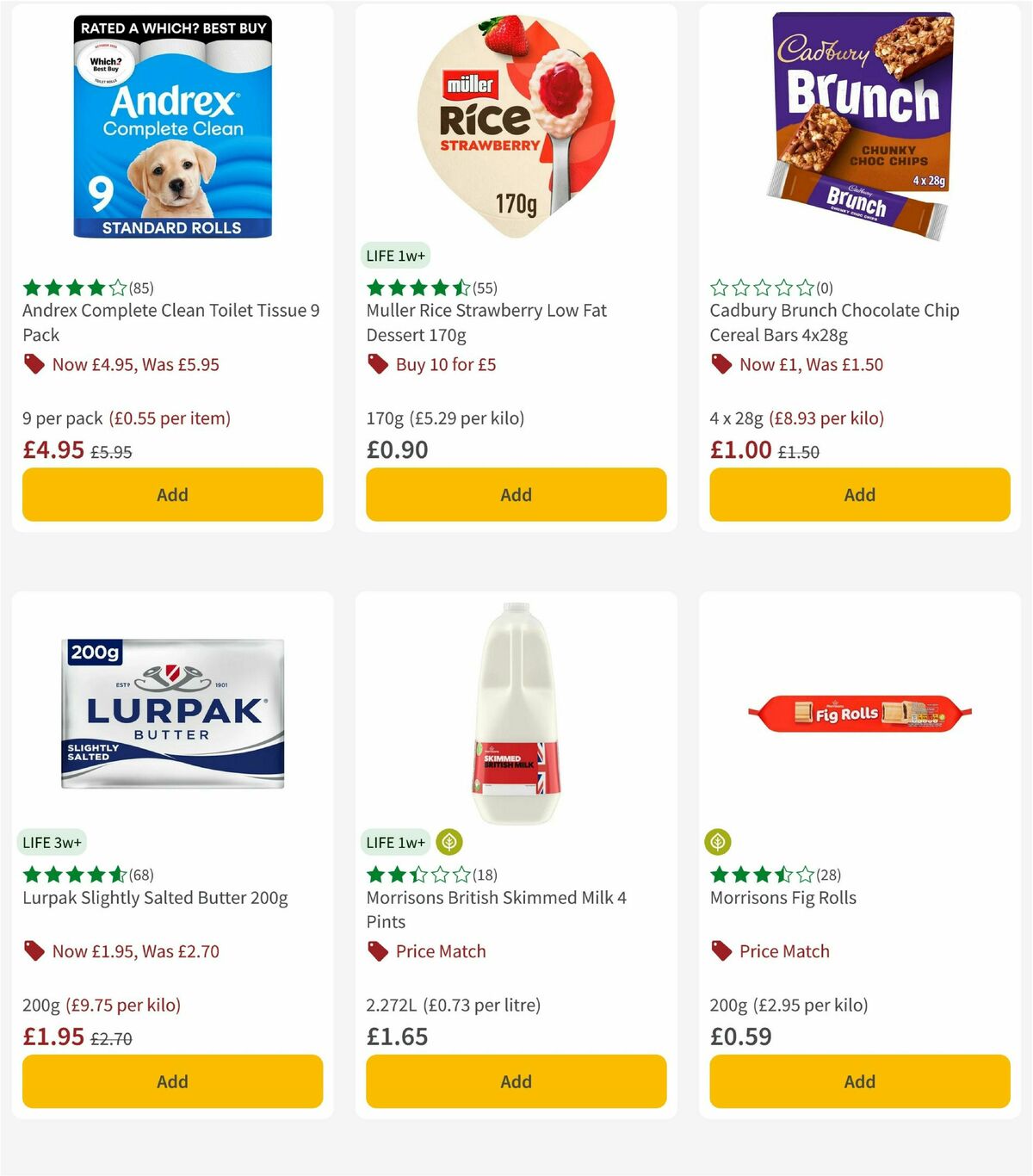 Morrisons Offers from 31 March