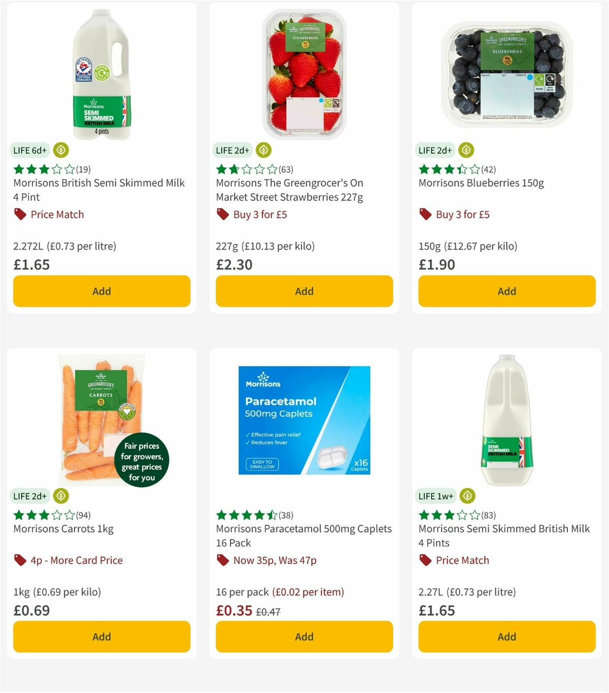 Morrisons Offers from 31 March