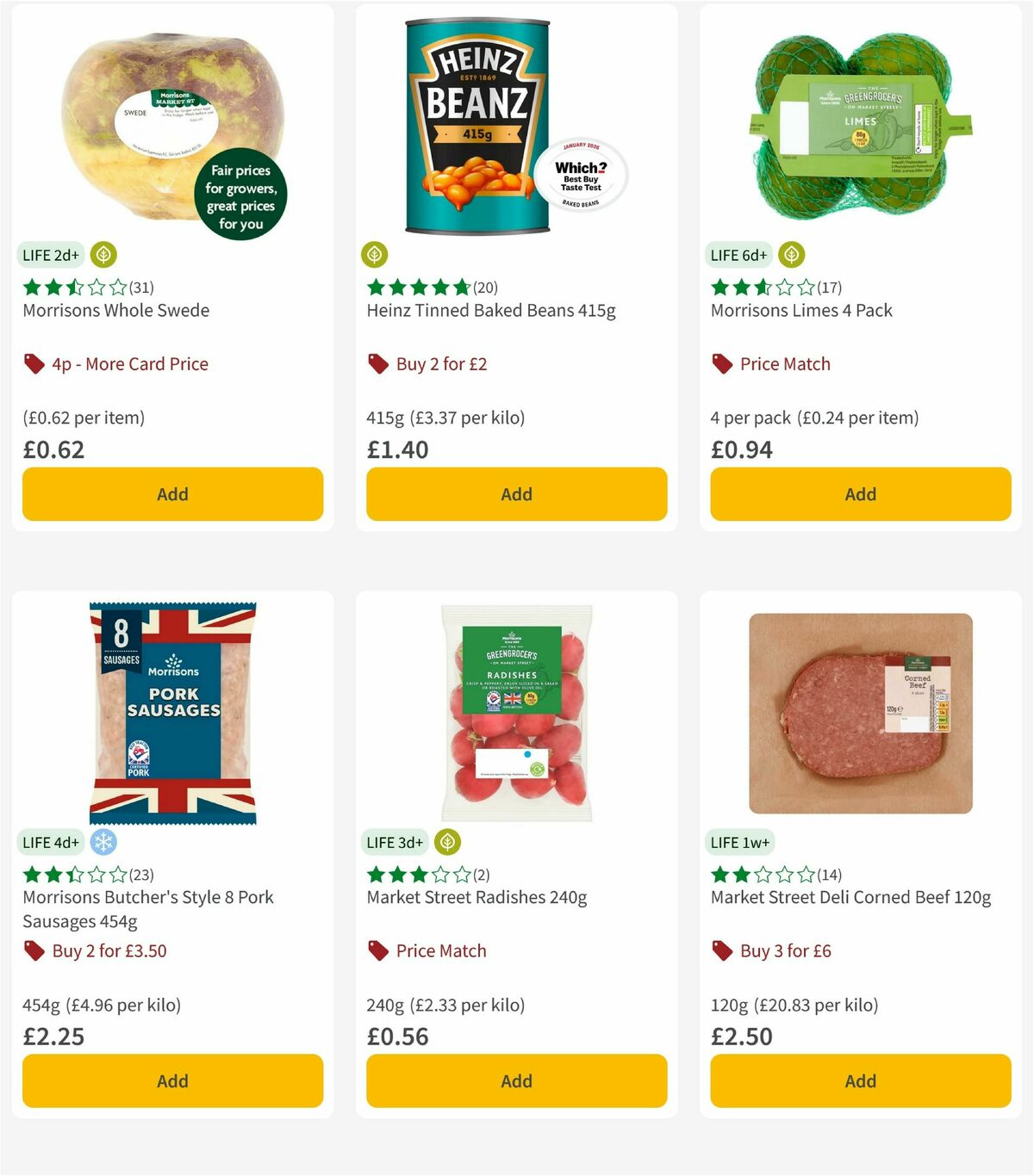 Morrisons Offers from 31 March