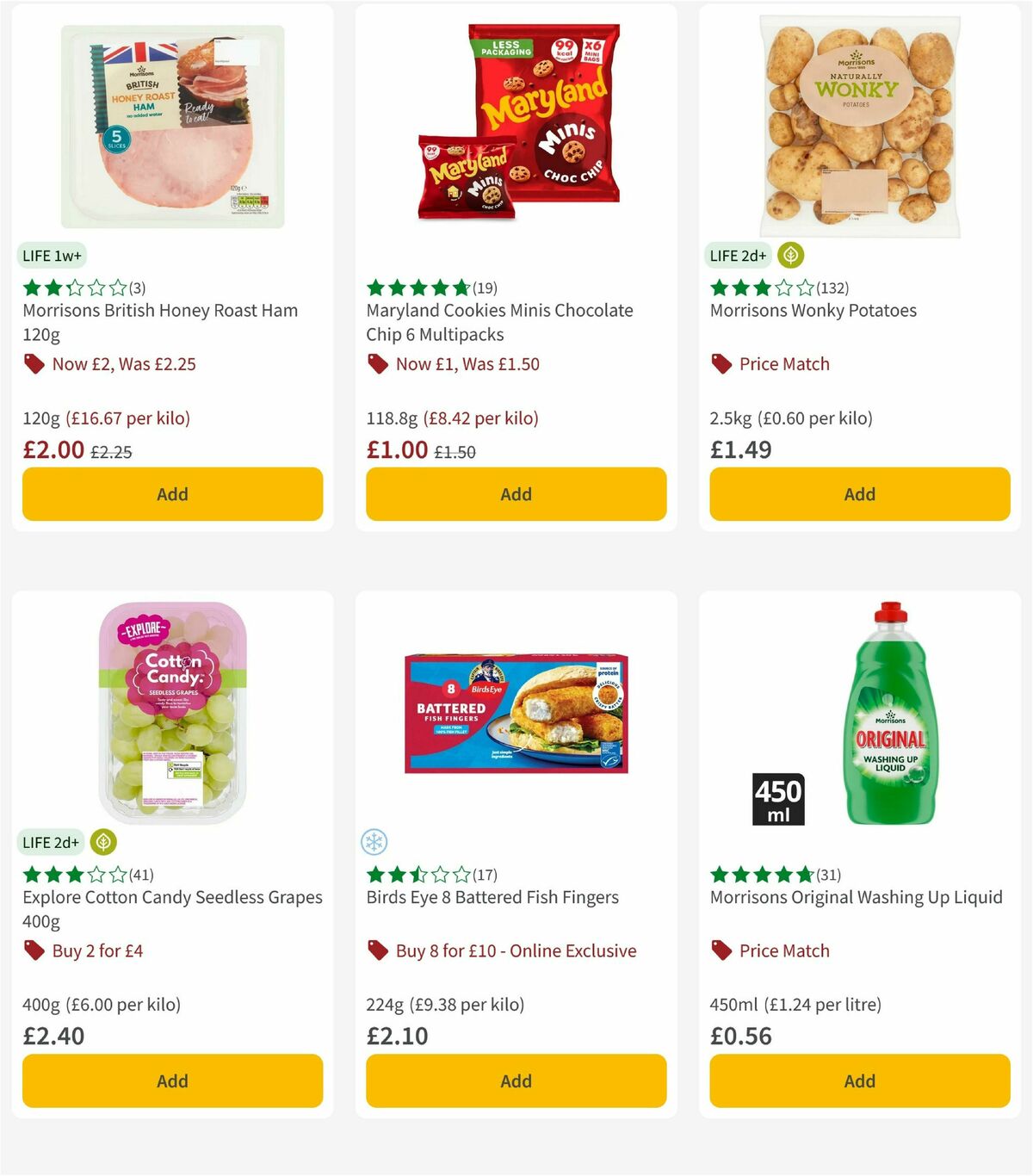 Morrisons Offers from 31 March