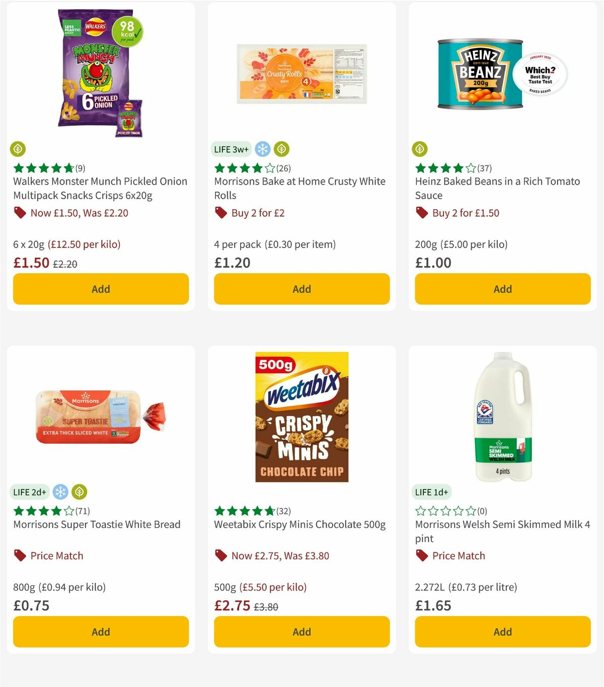 Morrisons Offers from 31 March