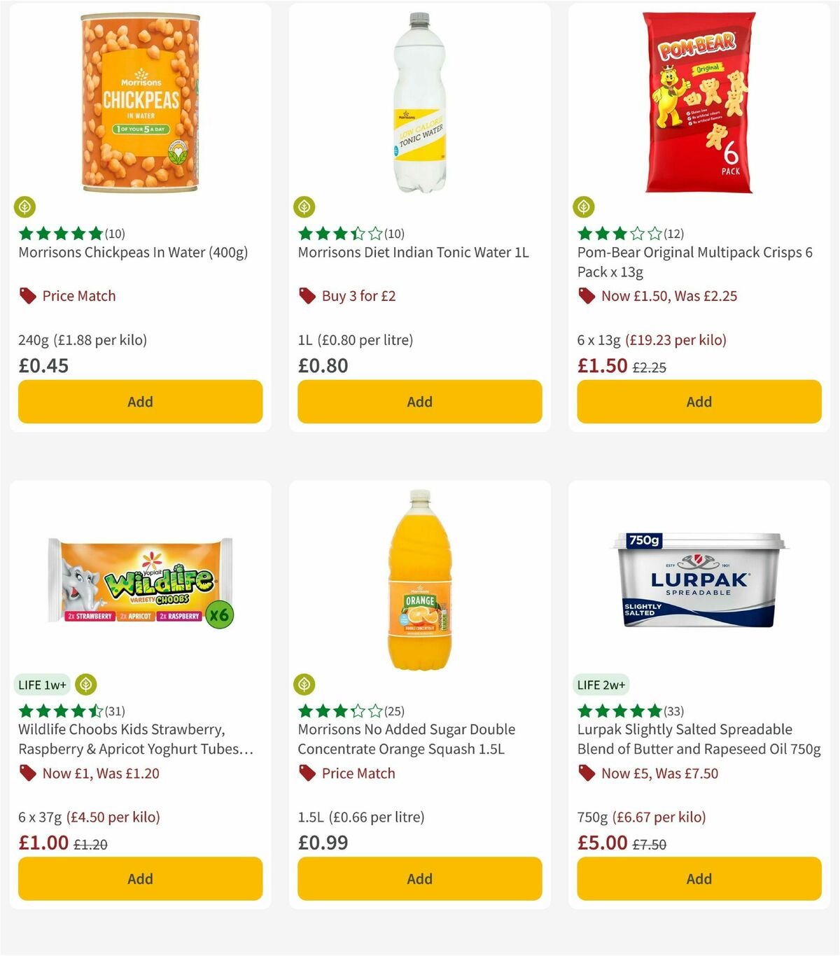 Morrisons Offers from 31 March