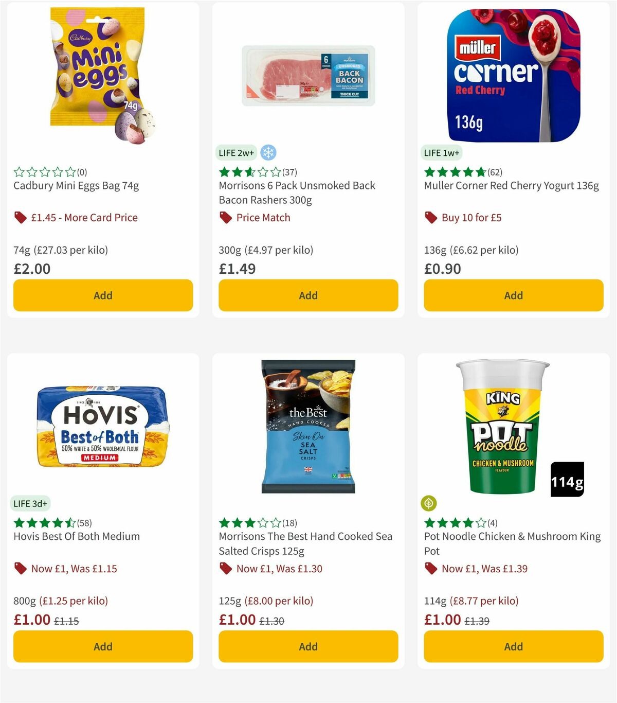 Morrisons Offers from 31 March