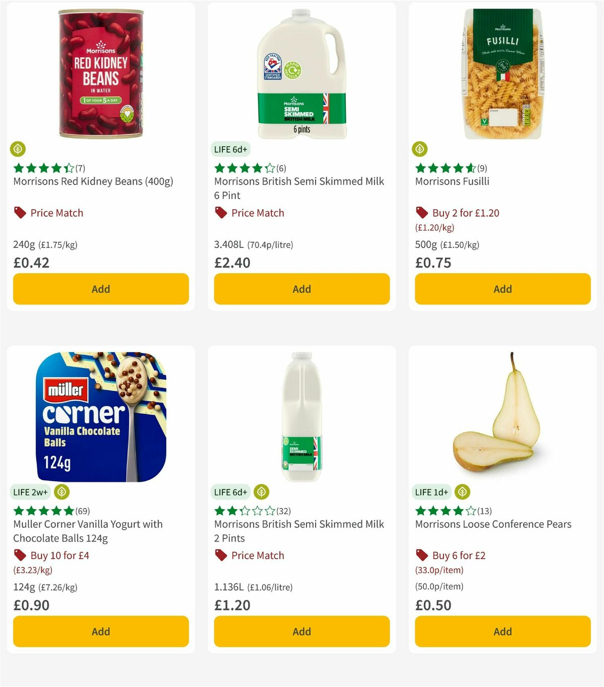 Morrisons Offers from 7 April