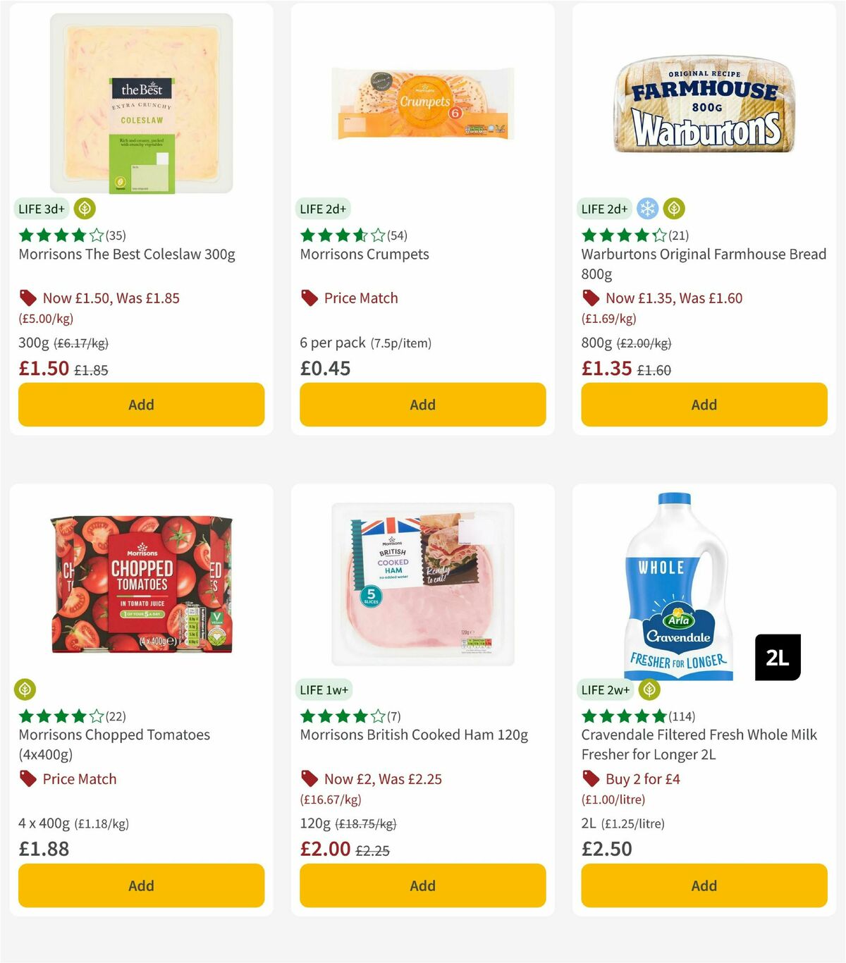 Morrisons Offers from 7 April