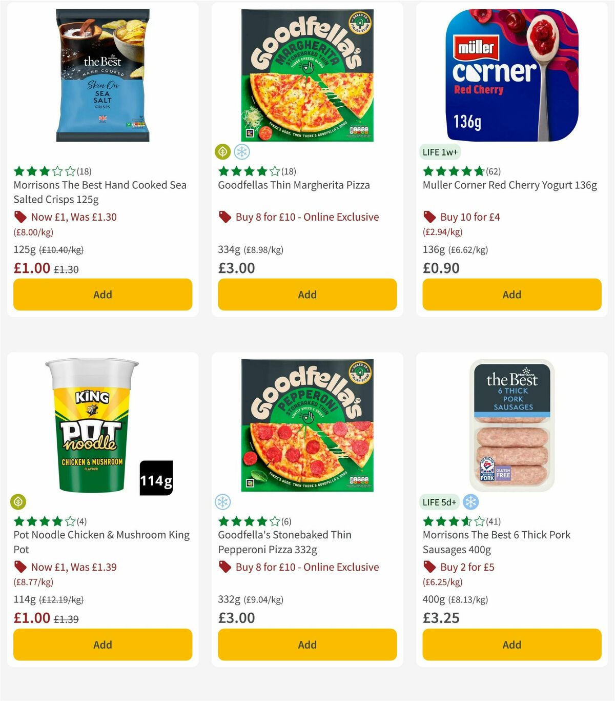Morrisons Offers from 7 April