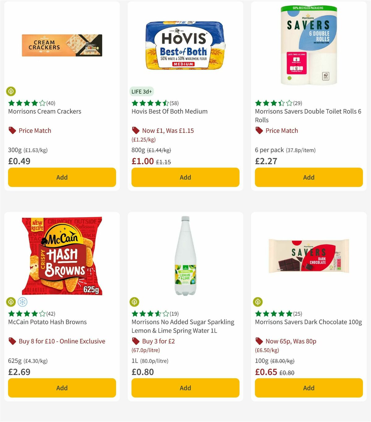 Morrisons Offers from 7 April