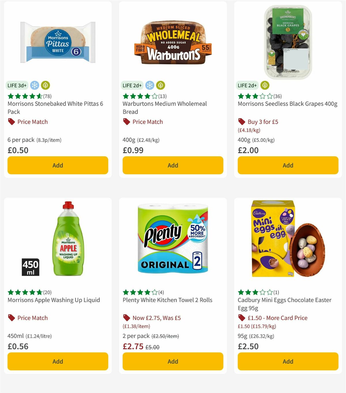 Morrisons Offers from 7 April