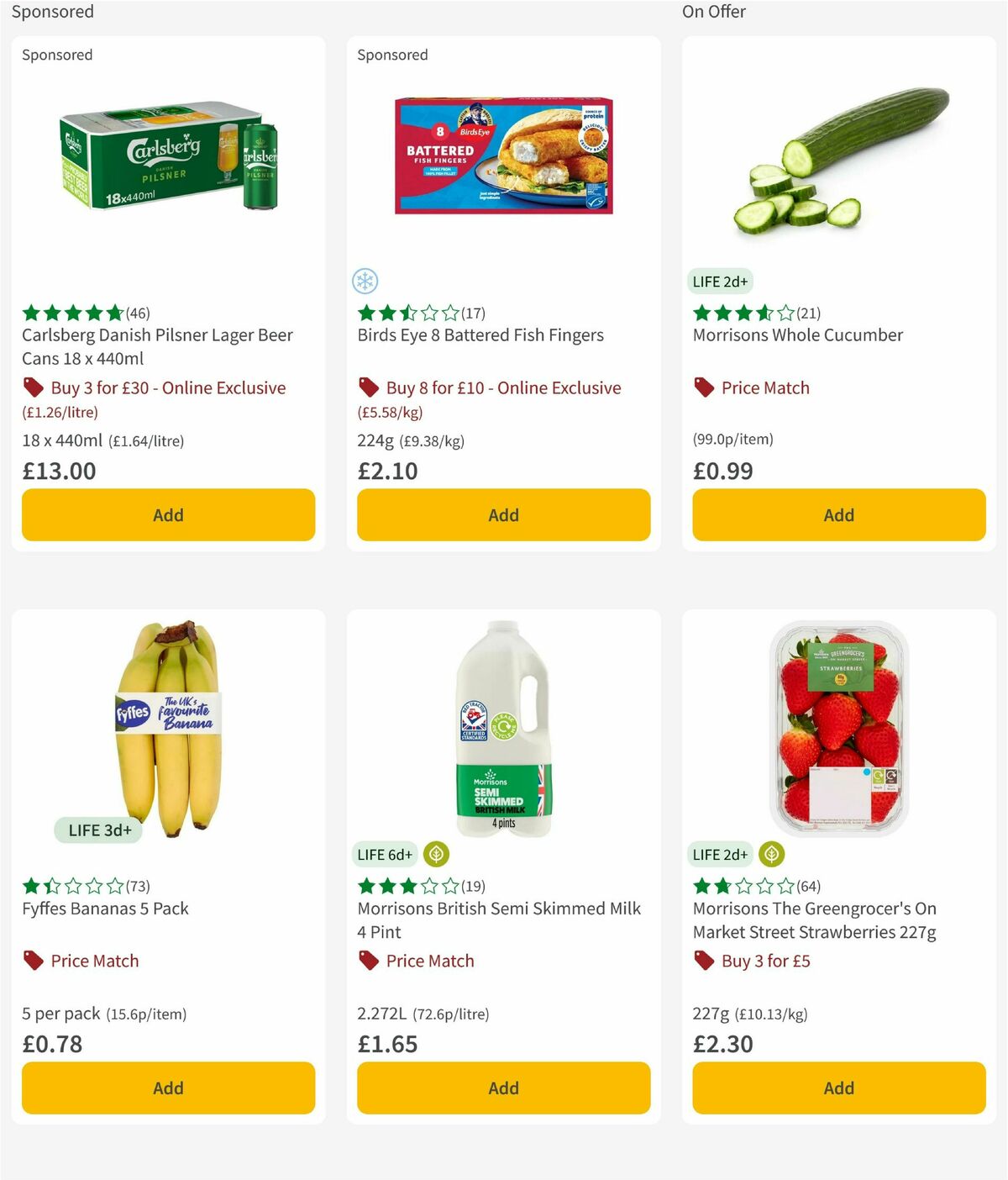 Morrisons Offers from 7 April