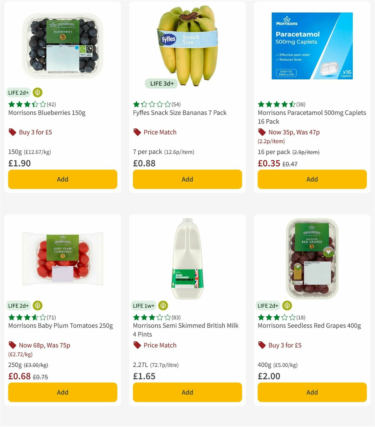 Morrisons Offers from 7 April