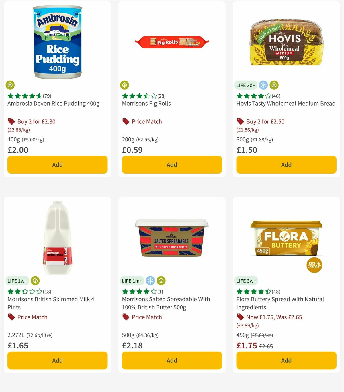 Morrisons Offers from 7 April