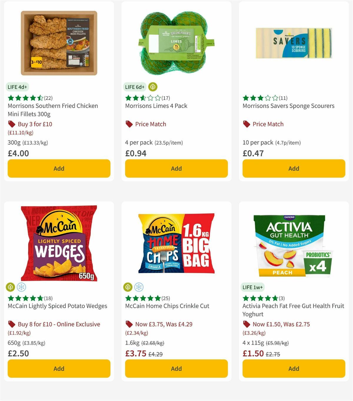 Morrisons Offers from 7 April