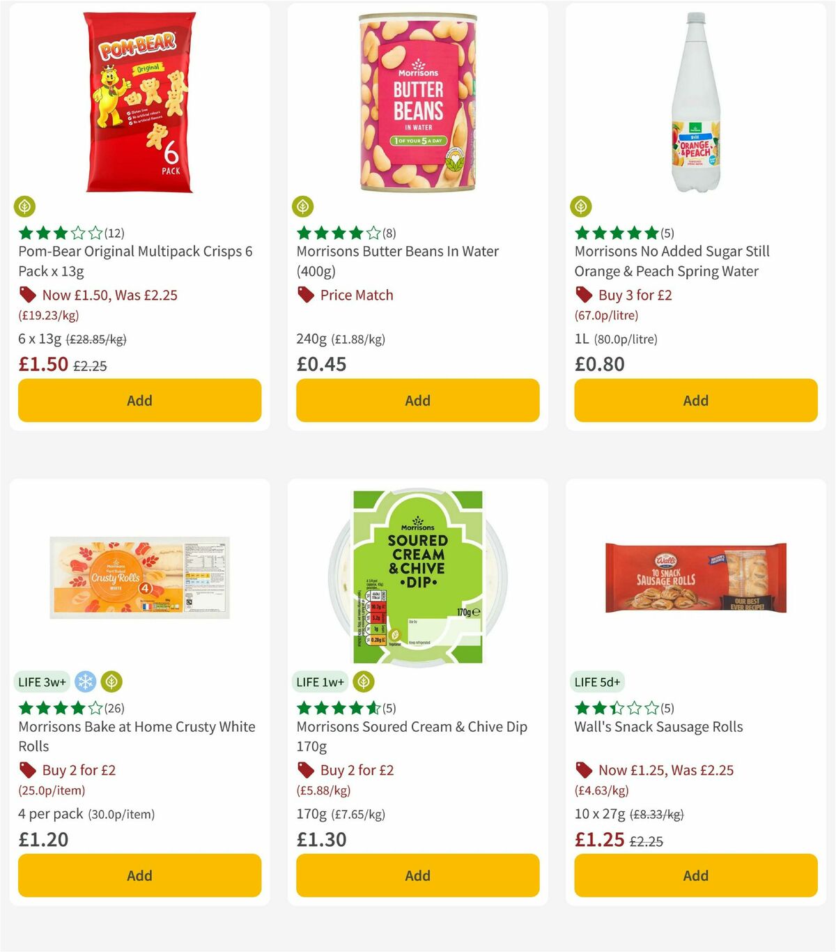 Morrisons Offers from 7 April
