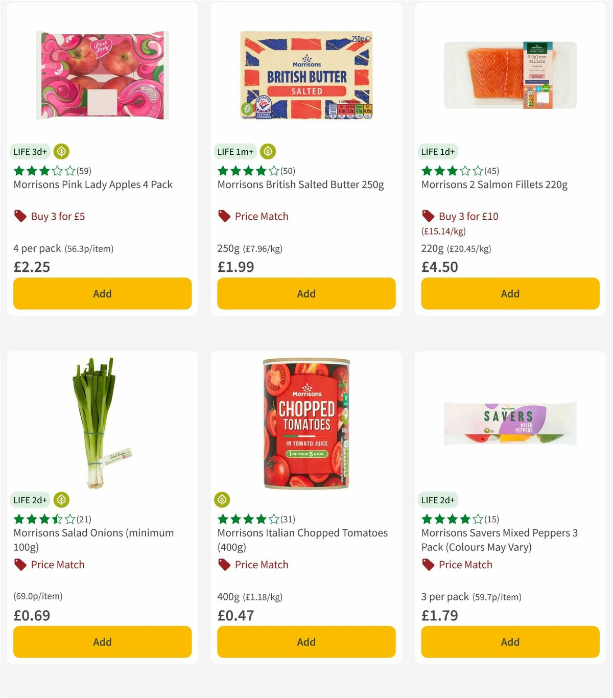 Morrisons Offers from 7 April